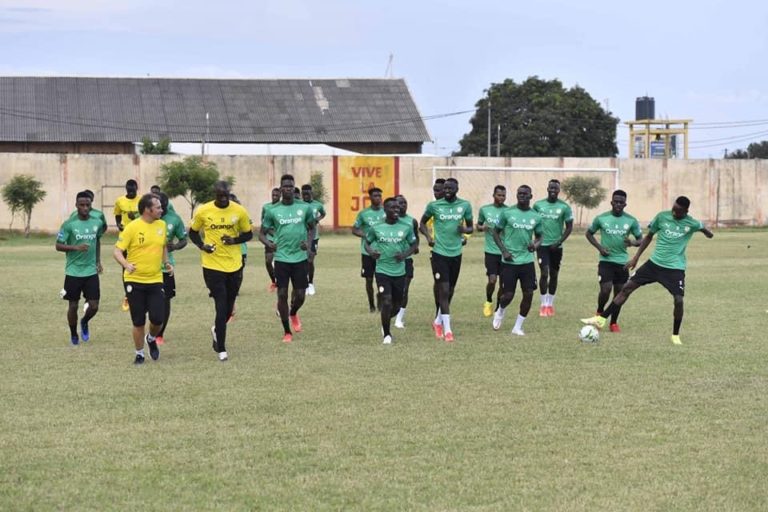 Match contre le Togo : suivez en images le premier galop d’entraînement des Lions