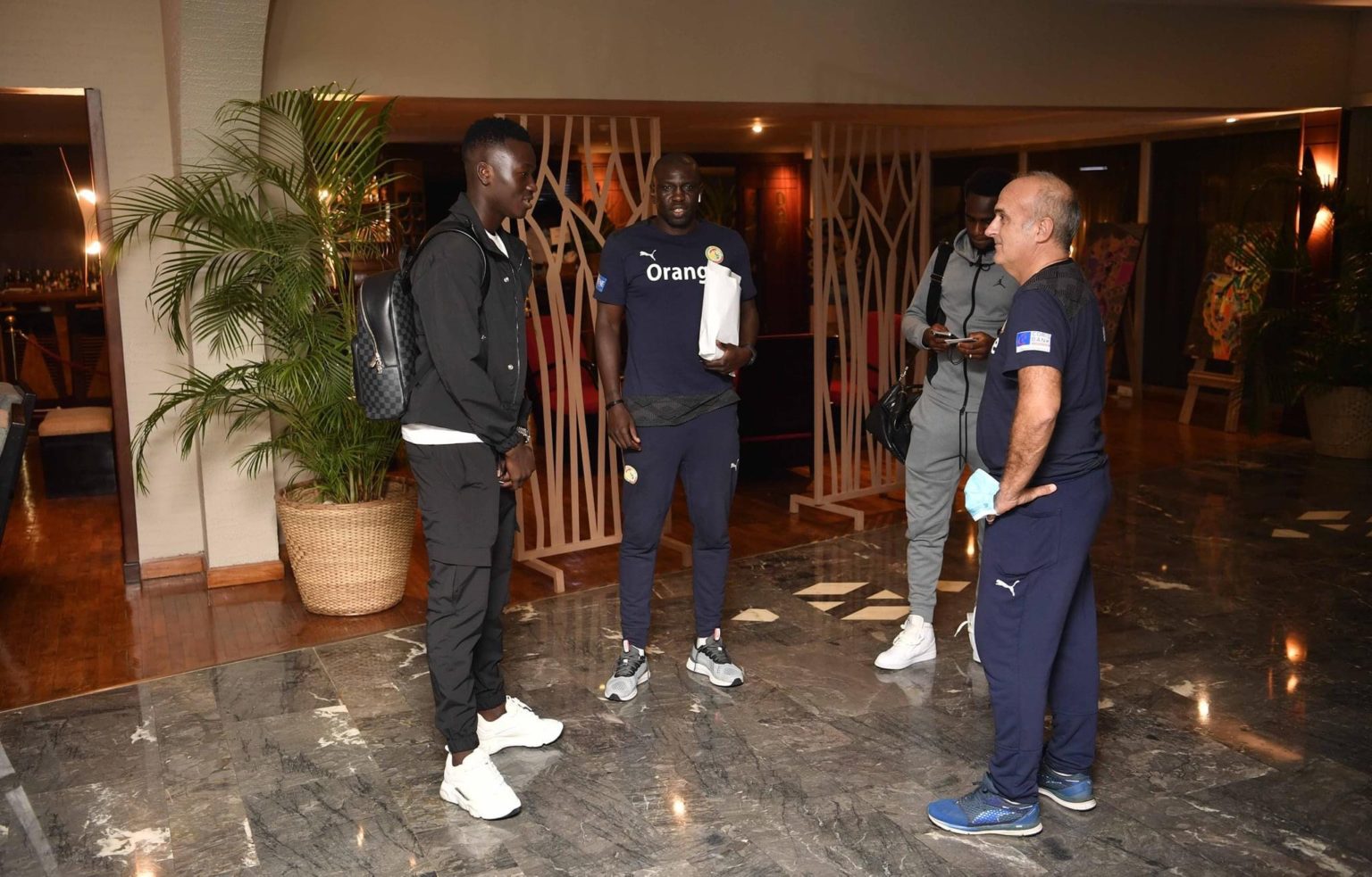 Match contre Togo: Pape Gueye a rejoint le regroupement des Lions