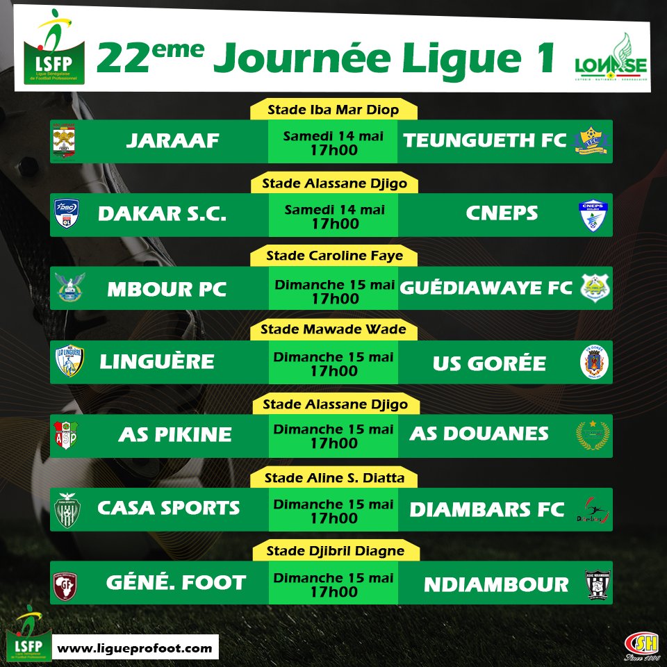 Ligue 1 : programmes de la 22e journée, beaucoup de chocs ce week-end