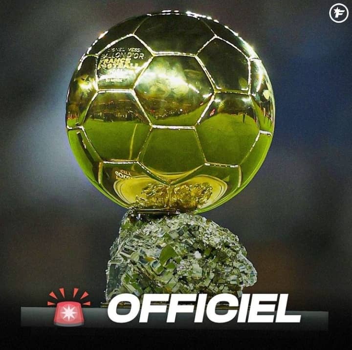 La cérémonie de remise du Ballon d'Or 2022 aura lieu le 17 octobre 2022.