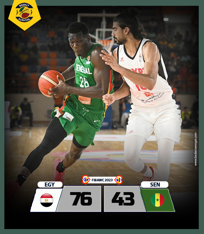 Basket - Eliminatoires Mondial 2023 : le Sénégal s’incline lourdement devant l’Egypte (76-43)