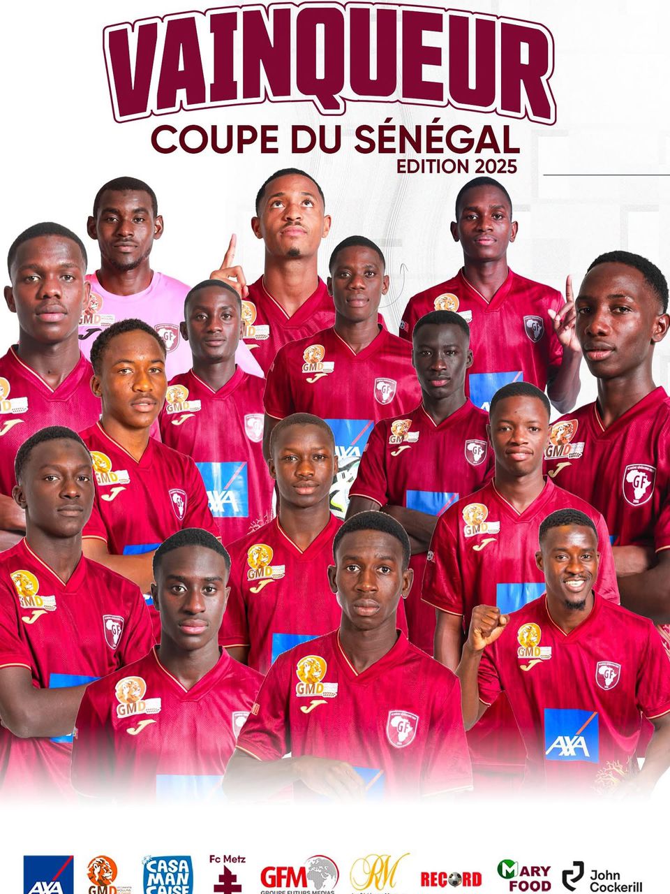 Génération Foot remporte la Coupe du Sénégal 2025