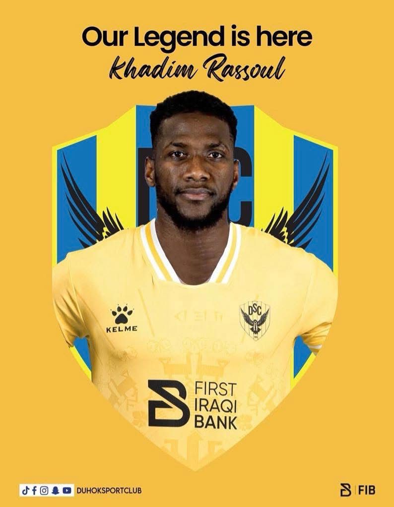 Khadim Joher signe à Duhok SC après un passage en Roumanie