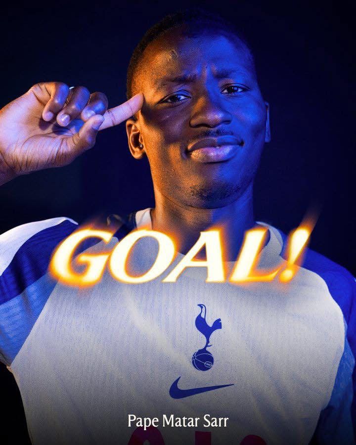 Pape Matar Sarr illumine Tottenham : un but et une victoire pleine de promesses