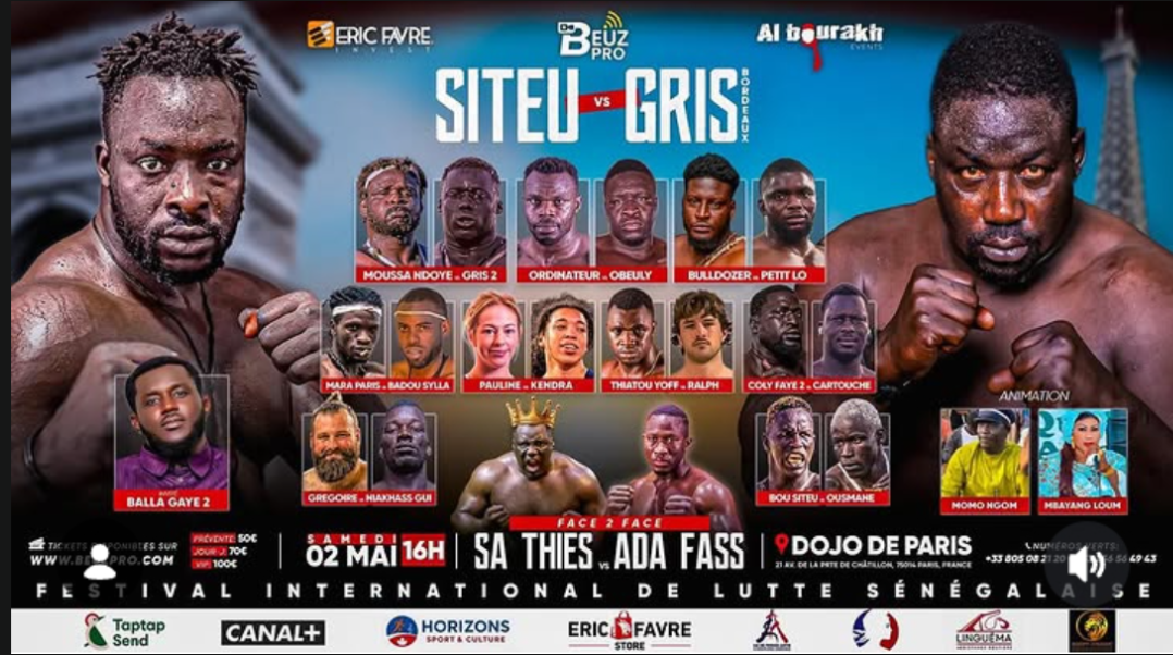 Festival international de lutte : Gris Bordeaux–Siteu à l’affiche ce samedi à Paris