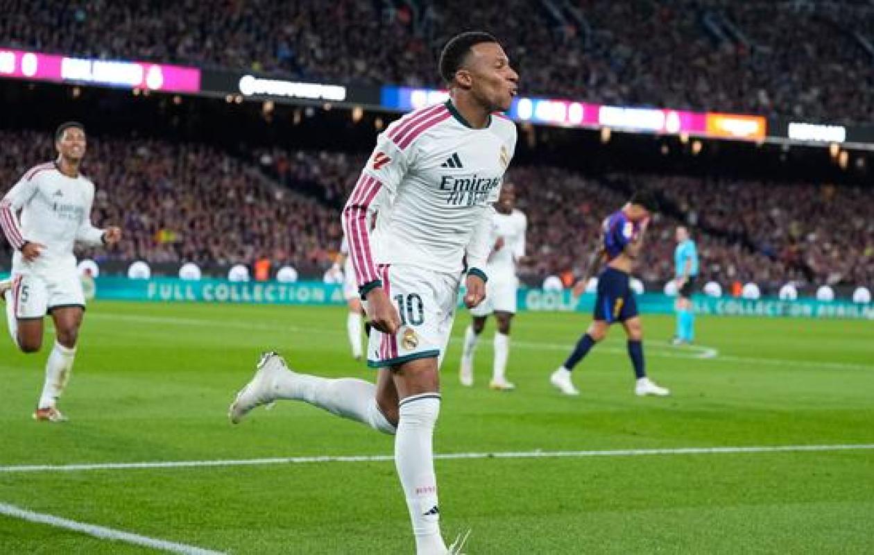 Liga : le Real remporte le clasico, Mbappé inscrit un doublé