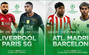 LDC : le programme des quarts de finale (Retour) !