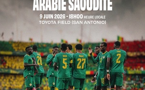 Préparation Mondial 2026 : le Sénégal affrontera l’Arabie saoudite