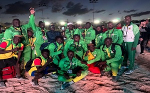 Beach Wrestling : le Sénégal champion d’Afrique avec 4 médailles dont 3 en Or