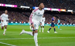 Liga : le Real remporte le clasico, Mbappé inscrit un doublé
