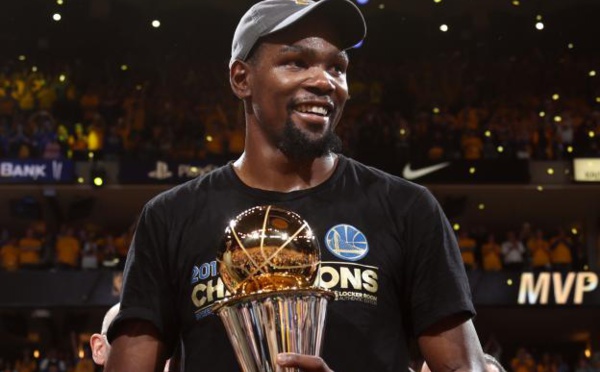 GOLDEN STATE: Kevin Durant désigné MVP des Finales NBA
