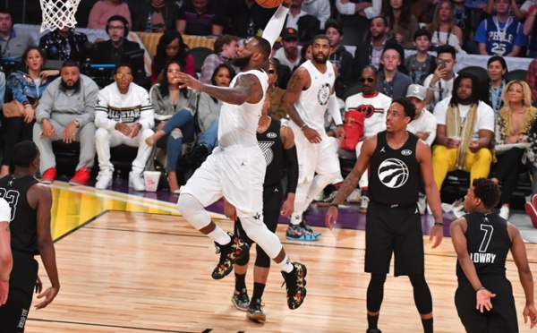 NBA : LeBron James et ses All-Star dominent la "Team Curry"