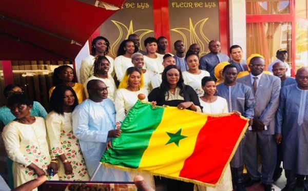 Afrobasket 2019 : Cérémonie de remise du drapeau national: Madame Néné Fatoumata TALL dope les «Lionnes» :« L’objectif est de  remporter à nouveau ce trophée en terre sénégalaise »