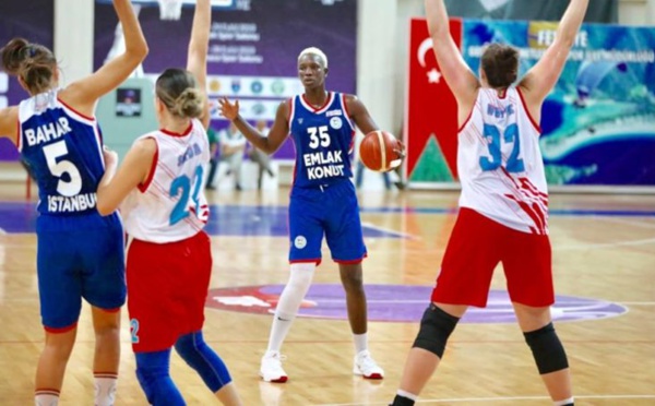 Turquie – Coupe de la Fédération : Grosse performance de Aminata Fall (20 pts, 14 rbds)
