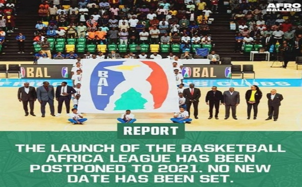 Basket : prévu en décembre, la Basketball Africa League finalement reportée