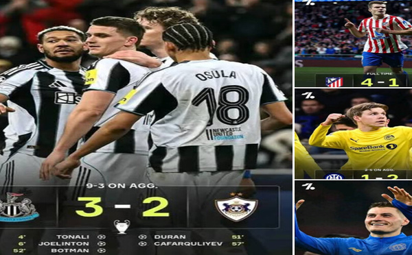 Ligue des champions : Bodø/Glimt élimine l’Inter Milan, Newcastle et le Bayer Leverkusen assurent leur qualification