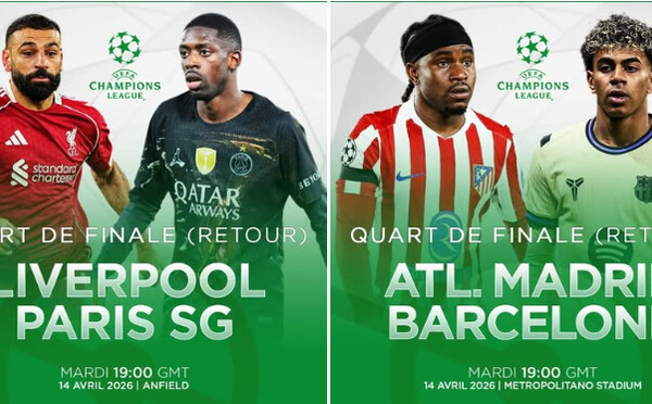 LDC : le programme des quarts de finale (Retour) !