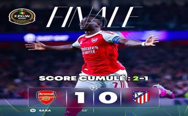 Ligue des champions : Arsenal retrouve la finale 20 ans après