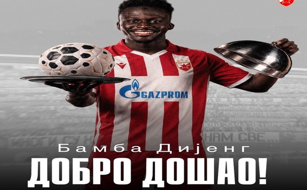 Bamba Dieng signe à l'Étoile Rouge de Belgrade pour une durée de deux ans