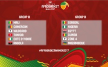 (OFFICIEL) AFROBASKET FEMNIN 2017 : Le Sénégal dans le Groupe B avec l’Egypte et le Nigéria