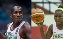 Louis Adams et Ndèye Sène Roi et Reine du basket