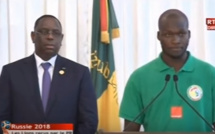 Vidéo: Les "Lions" demandent  à Macky Sall des terrains, des passeports diplomatiques et un nouveau bus