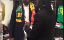 Macky Sall dans les vestiaires avec les lions