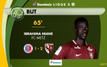 Ligue 2 : Ibrahima Niane offre la victoire à Metz