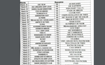 Coupe du Sénégal édition 2019 : Voici le tirage