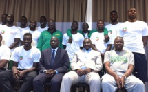 Basket : le directeur de cabinet du ministre des sports a rendu visite aux lions