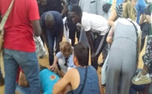 Vidéo-Stade municipal de Mbour : la tribune amovible cède et fait plusieurs blessés
