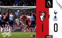 Premier League : Tottenham impuissant face à Bournemouth !