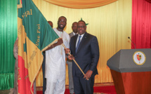 Remise du drapeau national aux Lions du football, ce vendredi