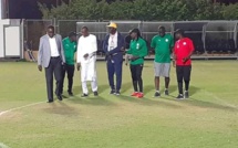 CAN 2019 : Matar Bâ au galop d’entraînement de ce vendredi pour féliciter et encourager les Lions