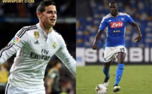 Mercato- Real Madrid souhaite offrir 40 millions d’euros plus James Rodriguez pour recruter Koulibaly !