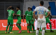 Ligue 1: Après sa victoire à Paris, Marseille battu par Saint-Etienne (2-0)