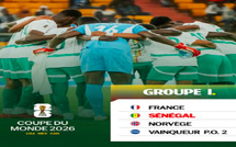 Coupe du monde 2026 : Le Sénégal dans la poule de la mort avec la France, la Norvège….